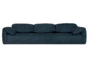 Кожаный линейный диван