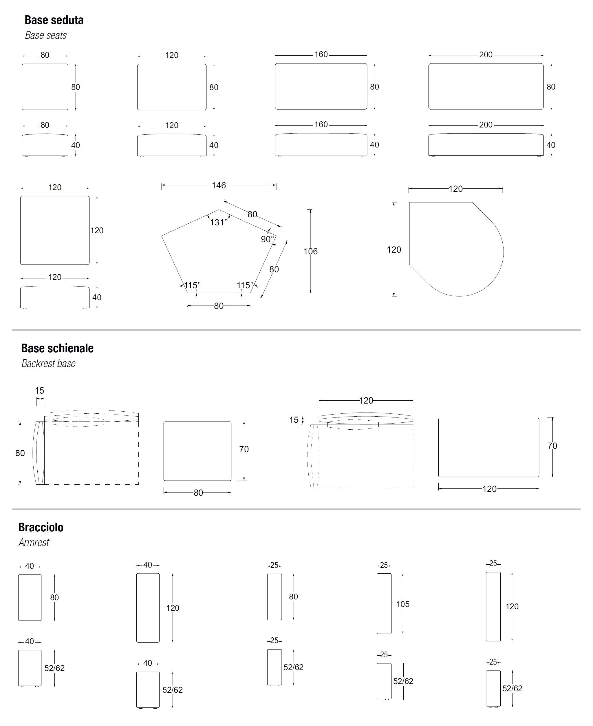Секционный диван из ткани Twils T-Pad ARCH-00101416 - Вид №16