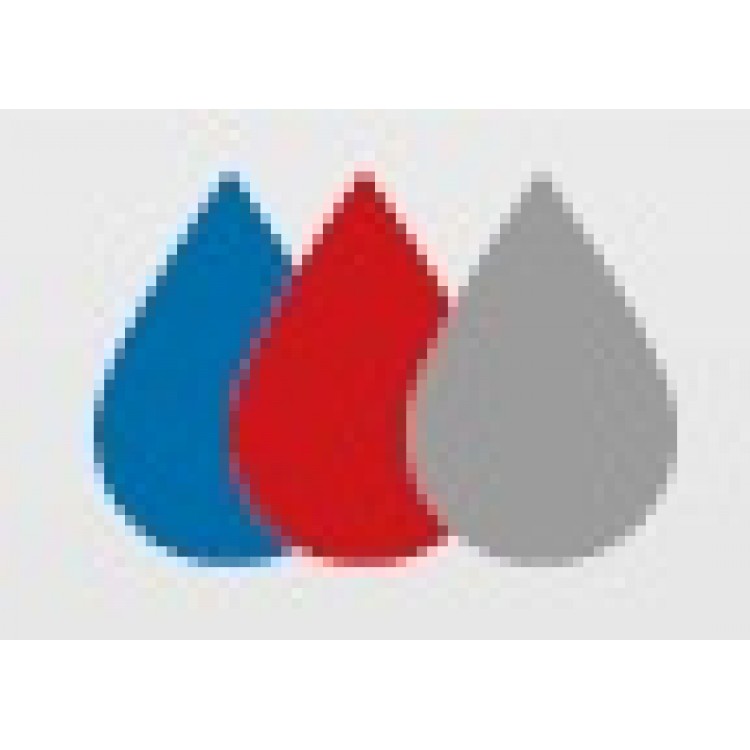 23610 DENOX Ведро пластиковое обьем 16 л. на колесах с отжимом для мопа Синий  - Вид №1