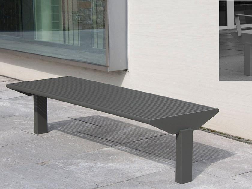 BENKERT BANKE Скамья из нержавеющей стали с подлокотниками без спинки Siardo sun-id-1349158 - Вид №1