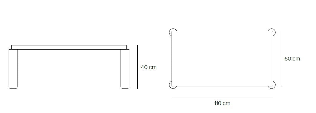 Журнальный столик из шпона и твердой древесины каучука TEULAT Atlas ARCH-00152470 - Вид №5