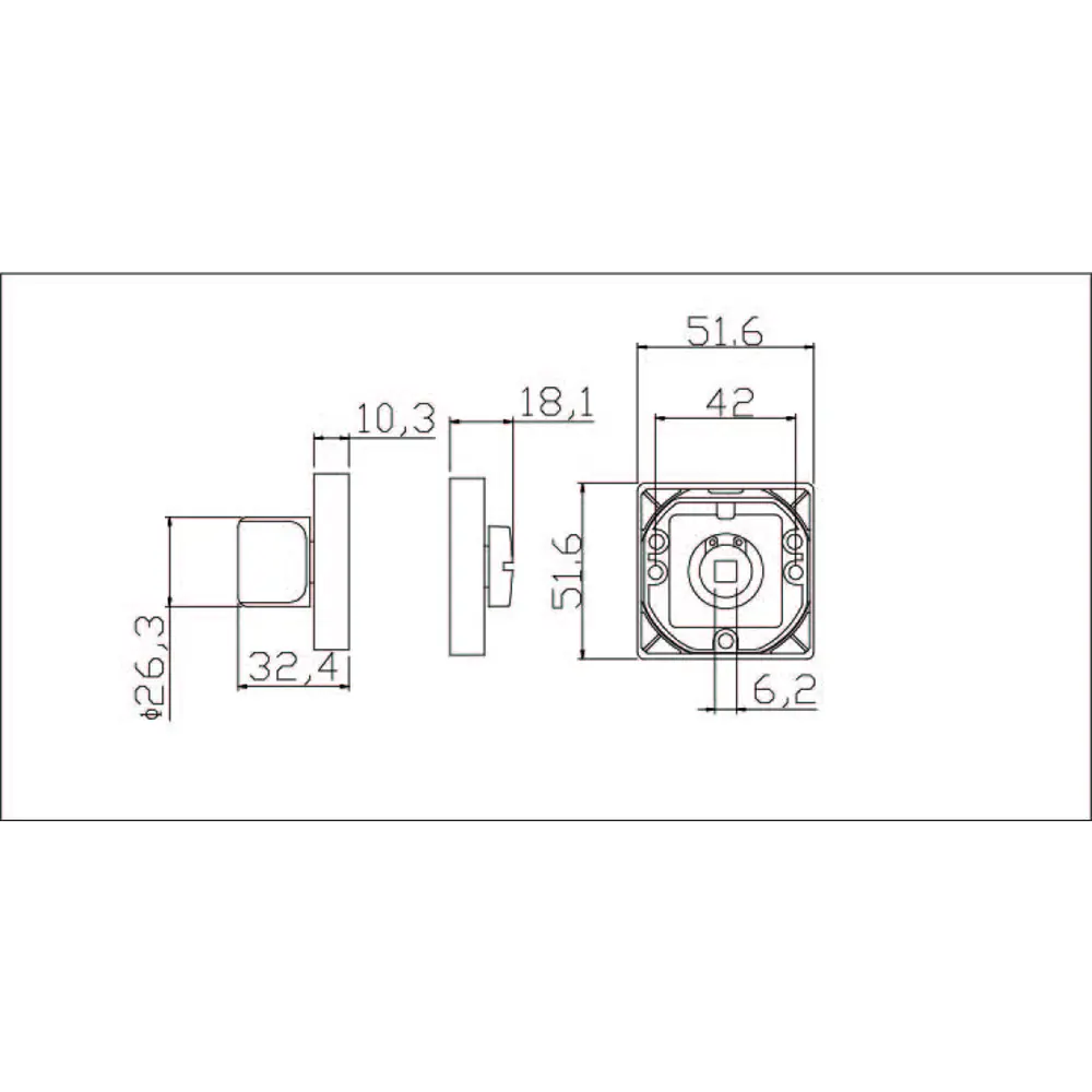 EDSON Накладка-фиксатор для межкомнатных дверей в стиле никель 85165139 STLM-0059277 - Вид №3