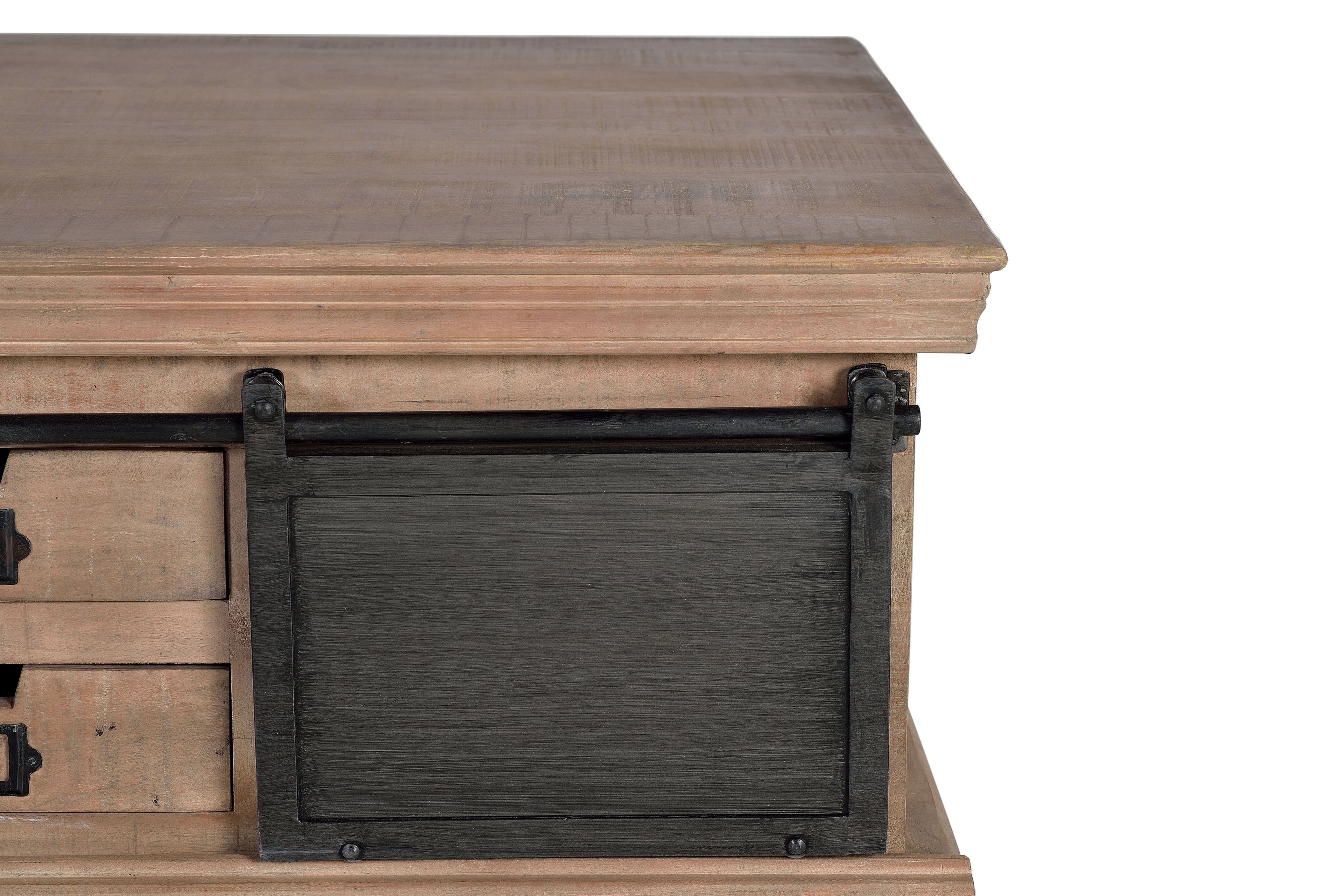 Квадратный журнальный столик из манго Giner y Colomer Industrial ARCH-00026543 - Вид №3