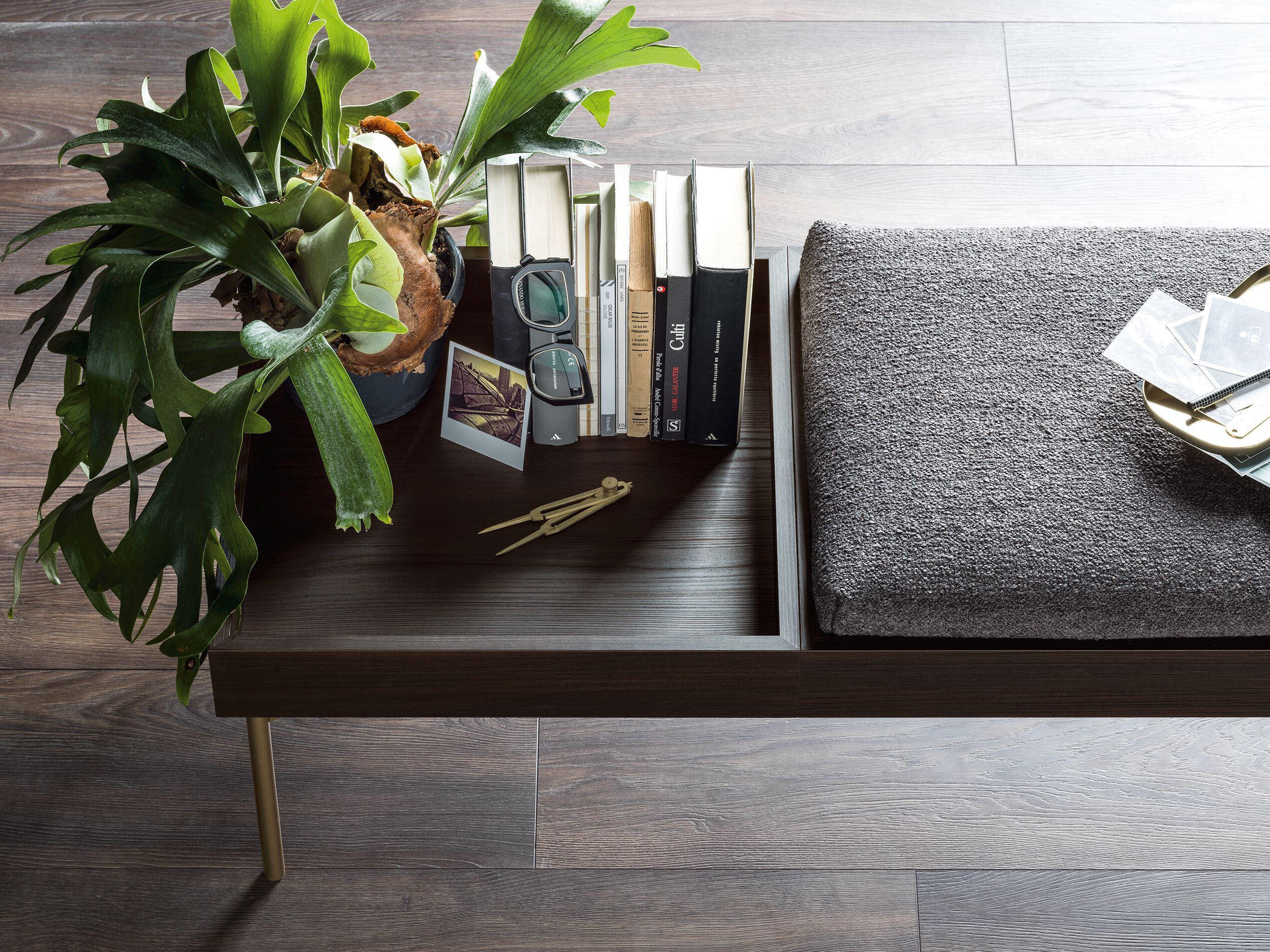 Деревянная скамья для хранения Novamobili куб ARCH-00073446 - Вид №1