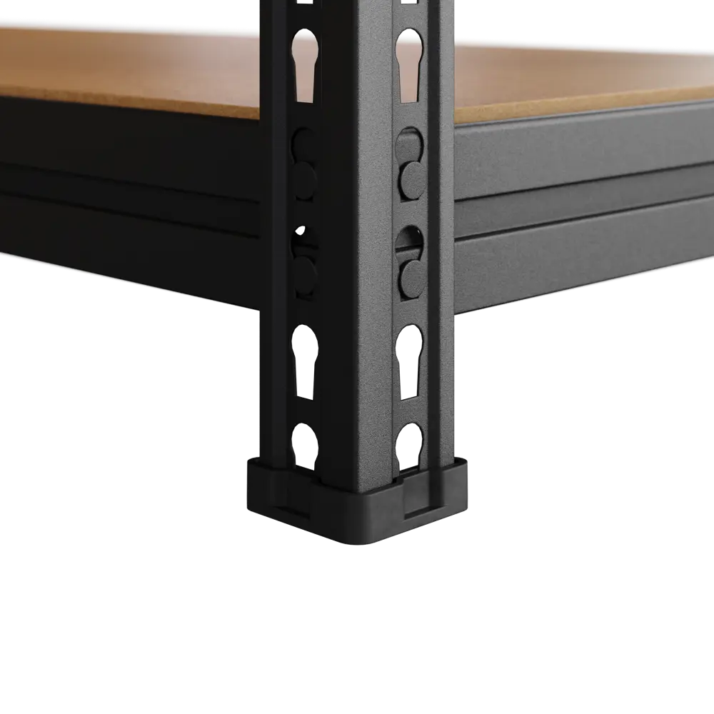 Стеллаж металлический 5 полок 180x90x40 см цвет черный нагрузка на полку 170 кг 88022539 STLM-2017504 Santreyd  - Вид №3