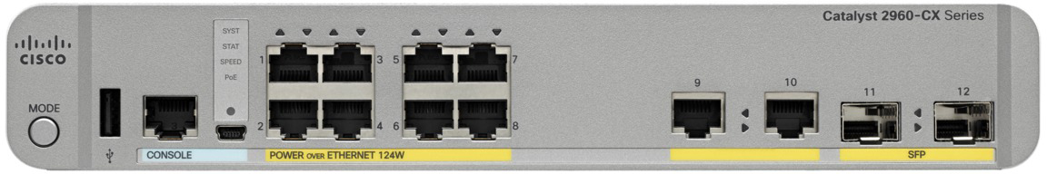 WS-C2960CX-8TC-L catalyst 2960-cx 8 port data lan base Cisco Santreyd 