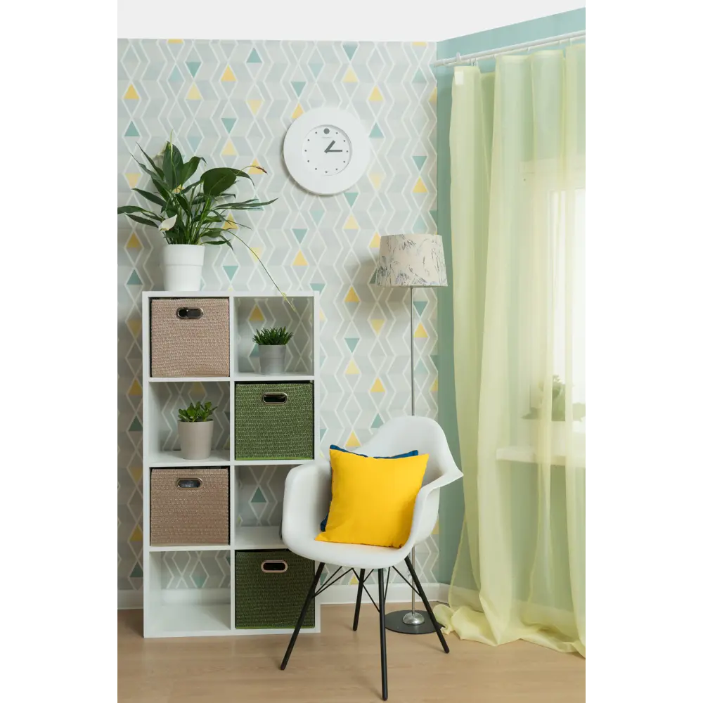 Короб плетеный 31x31x31 см полипропилен цвет зеленый 18741018 STLM-2009842 Santreyd  - Вид №4