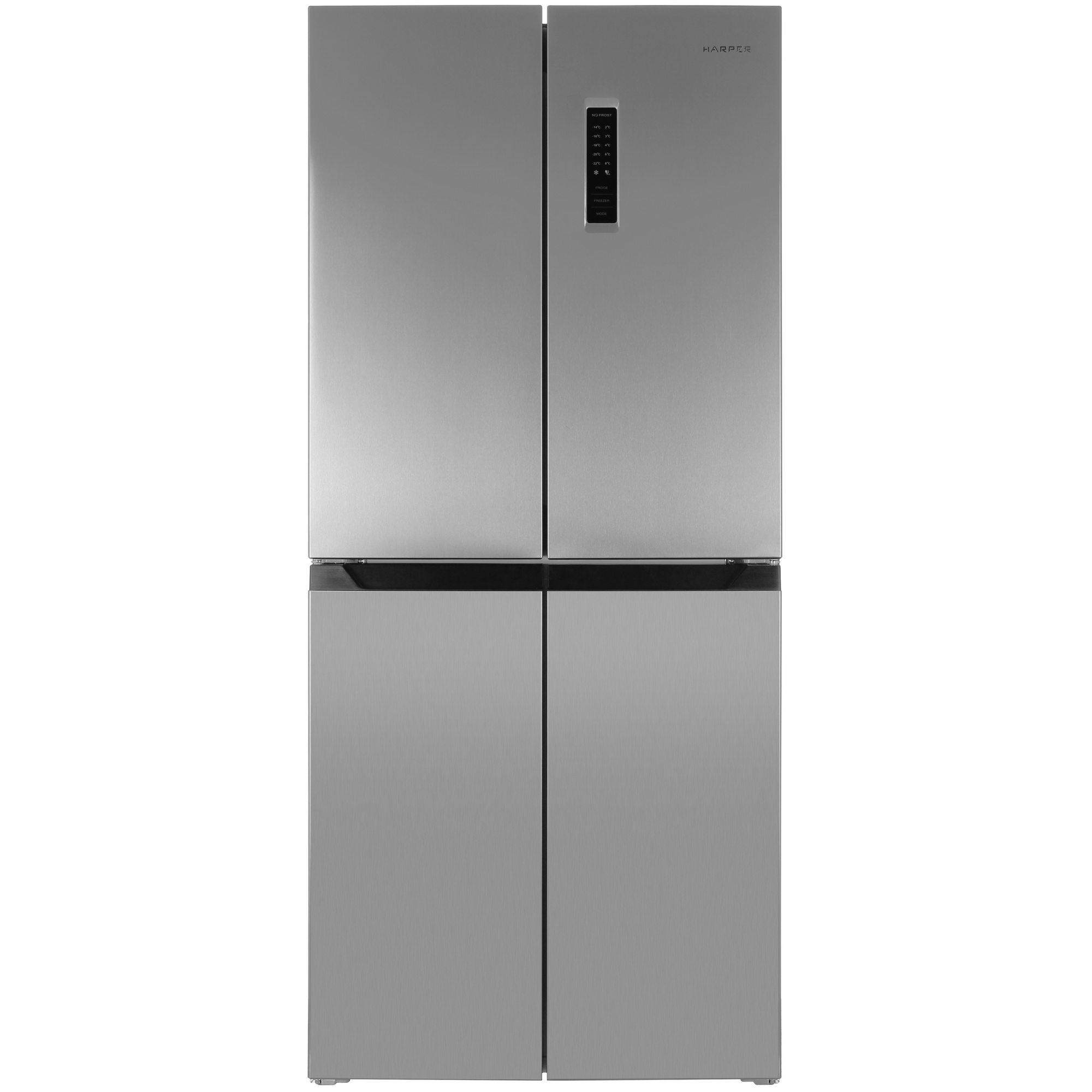 9197177 Холодильник Side by Side   Harper RH6966BI серебристый STDN-0139142 - Вид №2