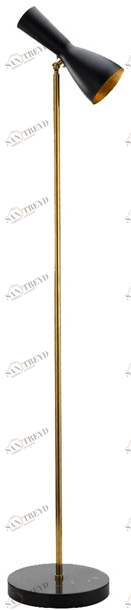 Il Bronzetto Регулируемый торшер из латуни Wormhole Wor01