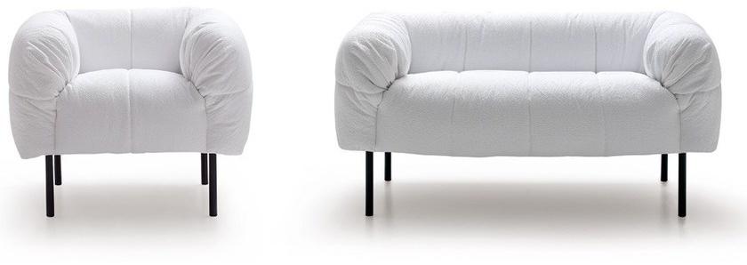 arflex Кресло с обивкой из ткани с подлокотниками Pecorelle sun-id-1428283 - Вид №1