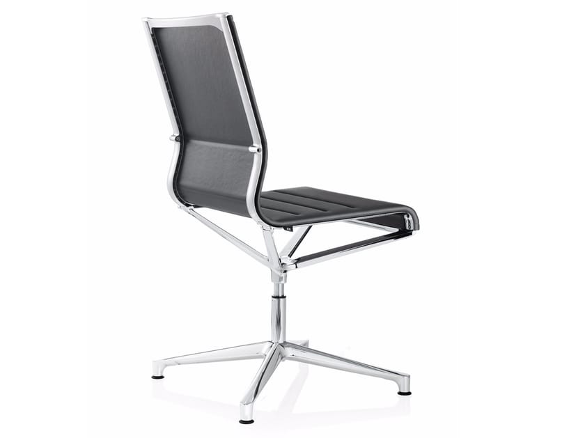 4-спицевое кожаное вращающееся офисное кресло ICF Stick Chair ARCH-00063414