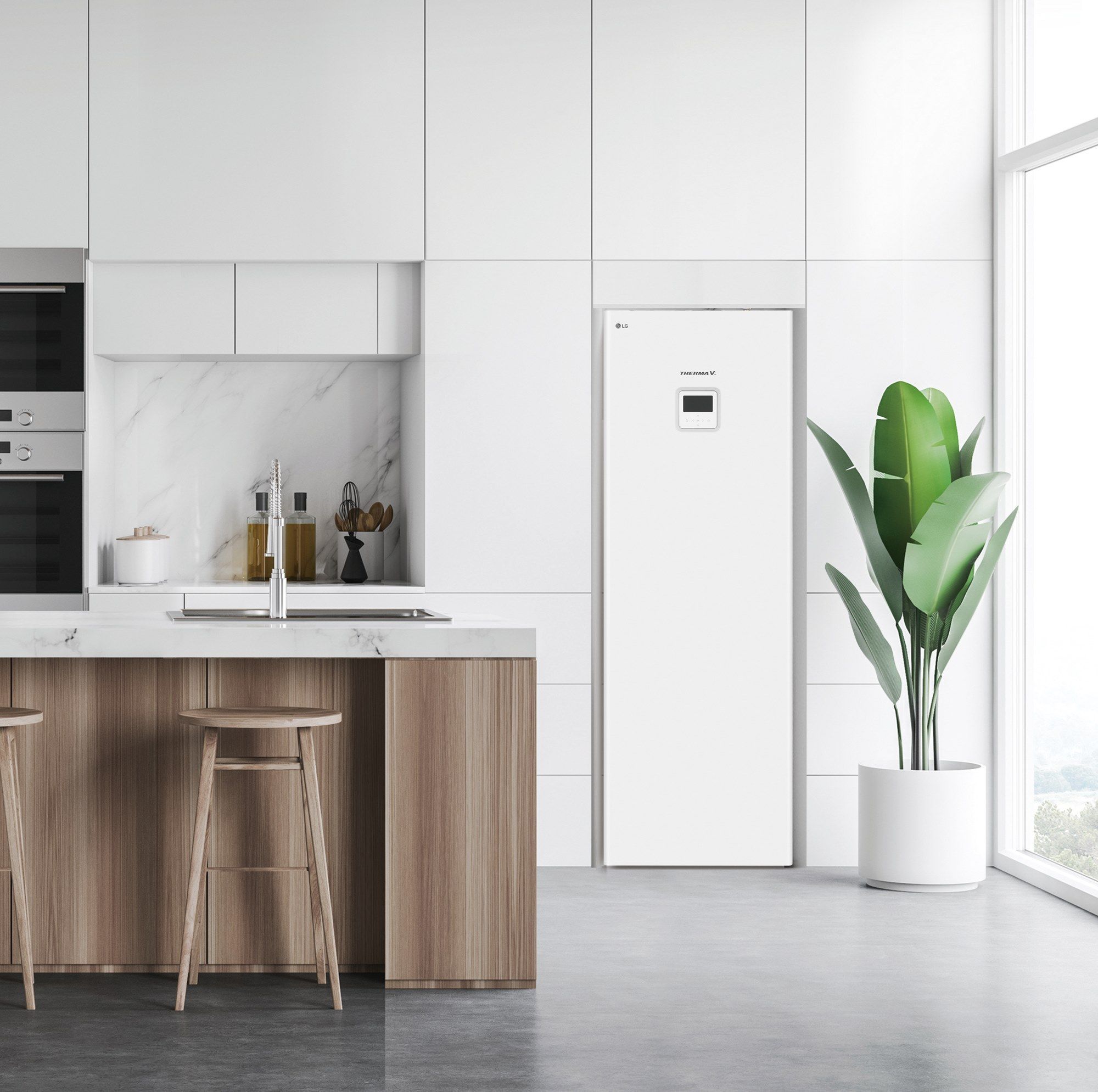 Воздушный/водяной тепловой насос LG Electronics Therma V ARCH-00081824 - Вид №1