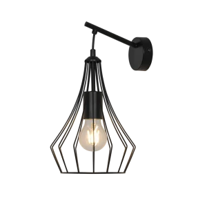 Светильник бра настенный KREAFORTA Ontario цвет черный