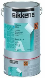 Sikkens Двухкомпонентная атласная эмаль на водной основе Wapex