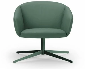 True Design Кожаное кресло с 4 спицами и подлокотниками Not