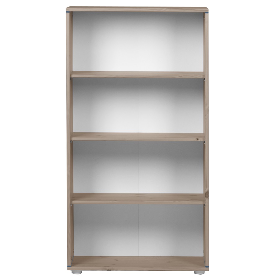 Стеллаж Flexa Classic storage с 3 полками, коричневый/голубой 812450138 - Вид №1