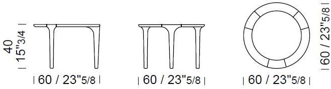 Borzalino Круглый журнальный столик sun-id-1393543 - Вид №5