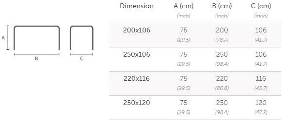 Midj Прямоугольный стол из стеклокерамики sun-id-1395511 - Вид №1