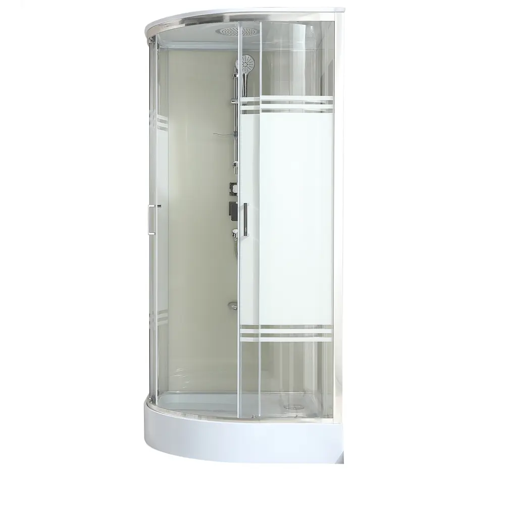 Душевая кабина Sensea Aurora 1/4 круга низкий поддон 100х100 см STLM-2138273 - Вид №2