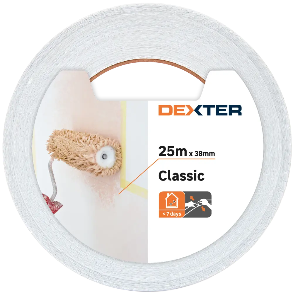 Лента малярная Dexter 38 мм х 25 м 82306454 STLM-2017083  - Вид №1