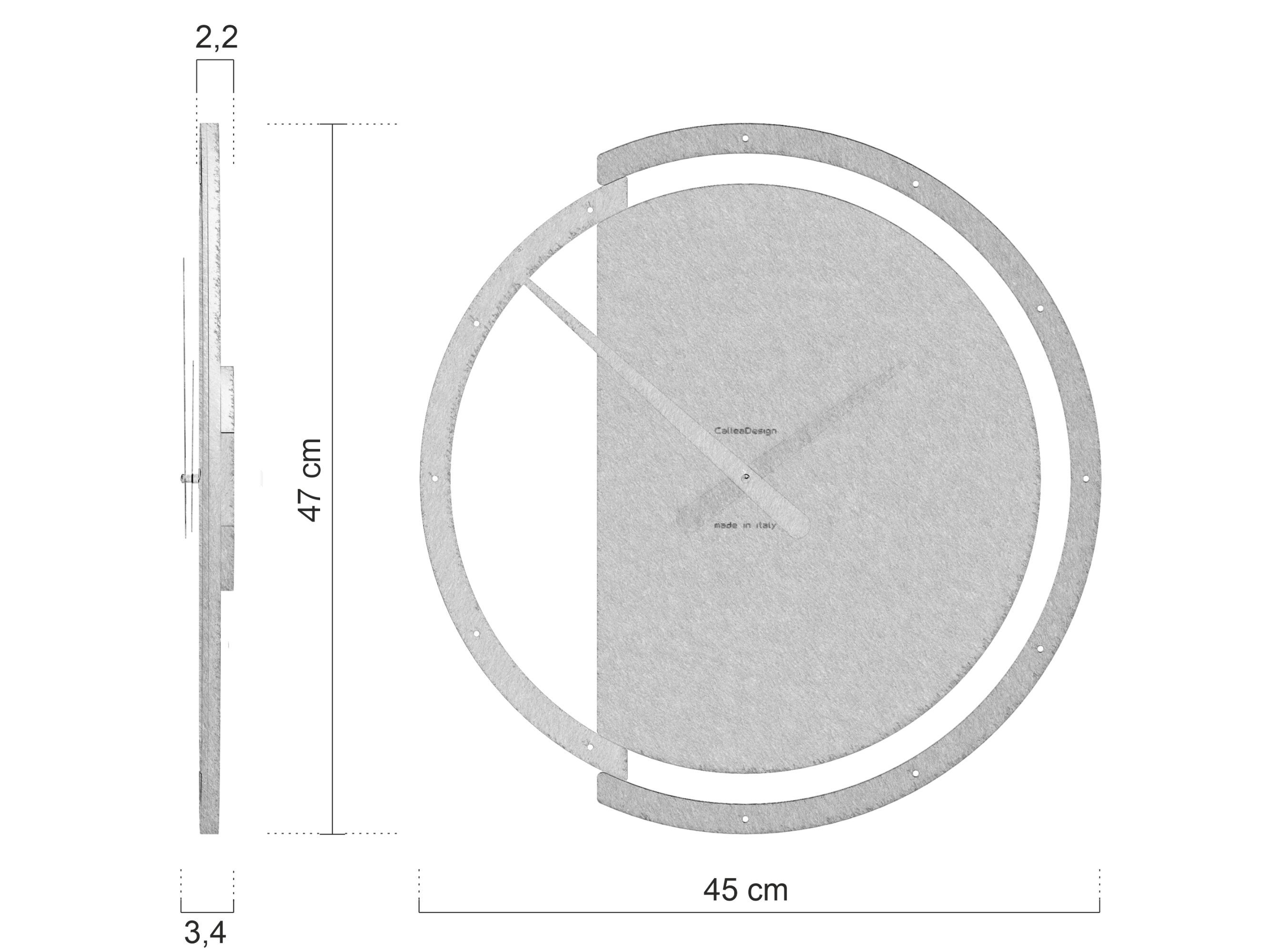 Настенные часы MDF CalleaDesign ZAKI ARCH-00105822 - Вид №4
