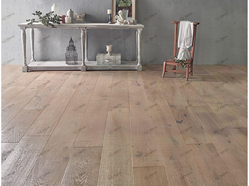 Signature Parquet Плавающий брашированный дубовый паркет Old story 250520