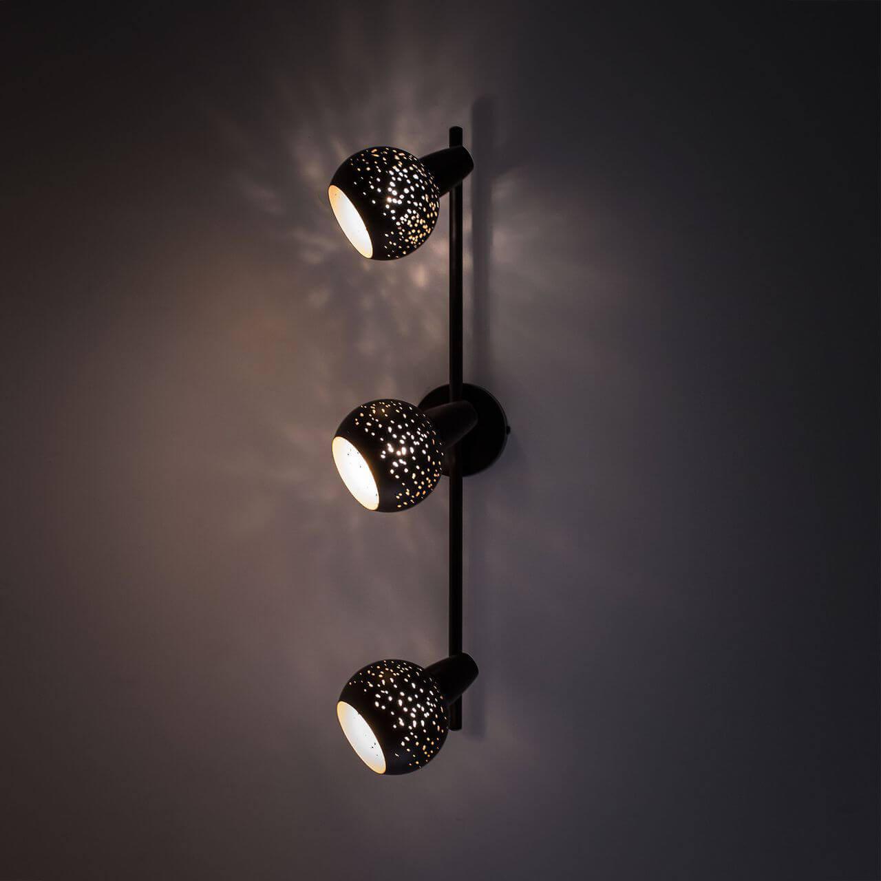 Спот настенный на 3 лампы черный "Деко" CL504532 CITILUX ДЕКО 00-3924356 Черный - Вид №1