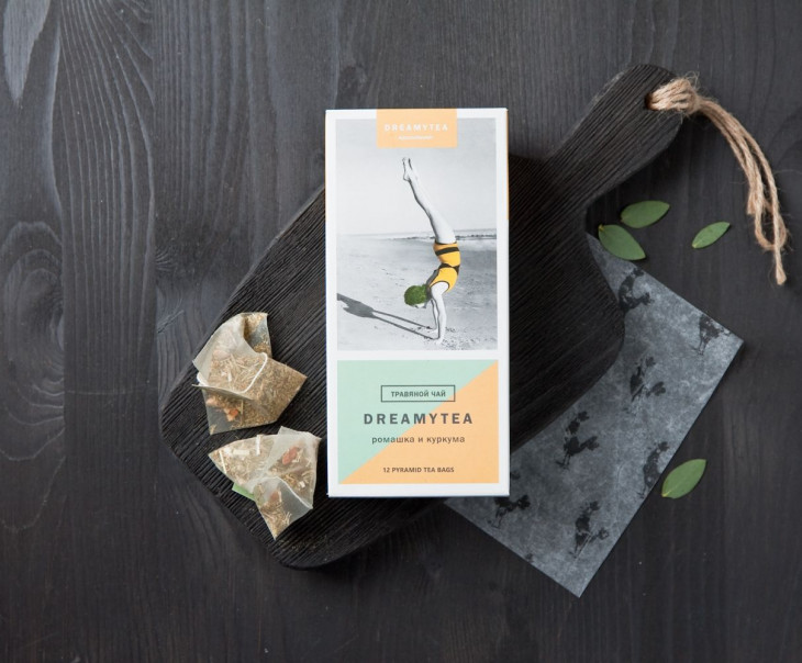 7978 Травяной чай "DREAMYTEA" Ромашка и куркума Вкусляндия  - Вид №1