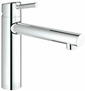 Смеситель для кухни GROHE Concetto со средним изливом для монтажа перед окном, хром (31210001)