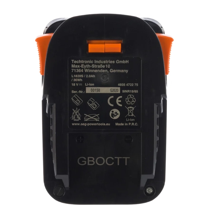 Аккумулятор AEG 4935472275 PRO 18V 9149873 STDN-0080606 - Вид №3