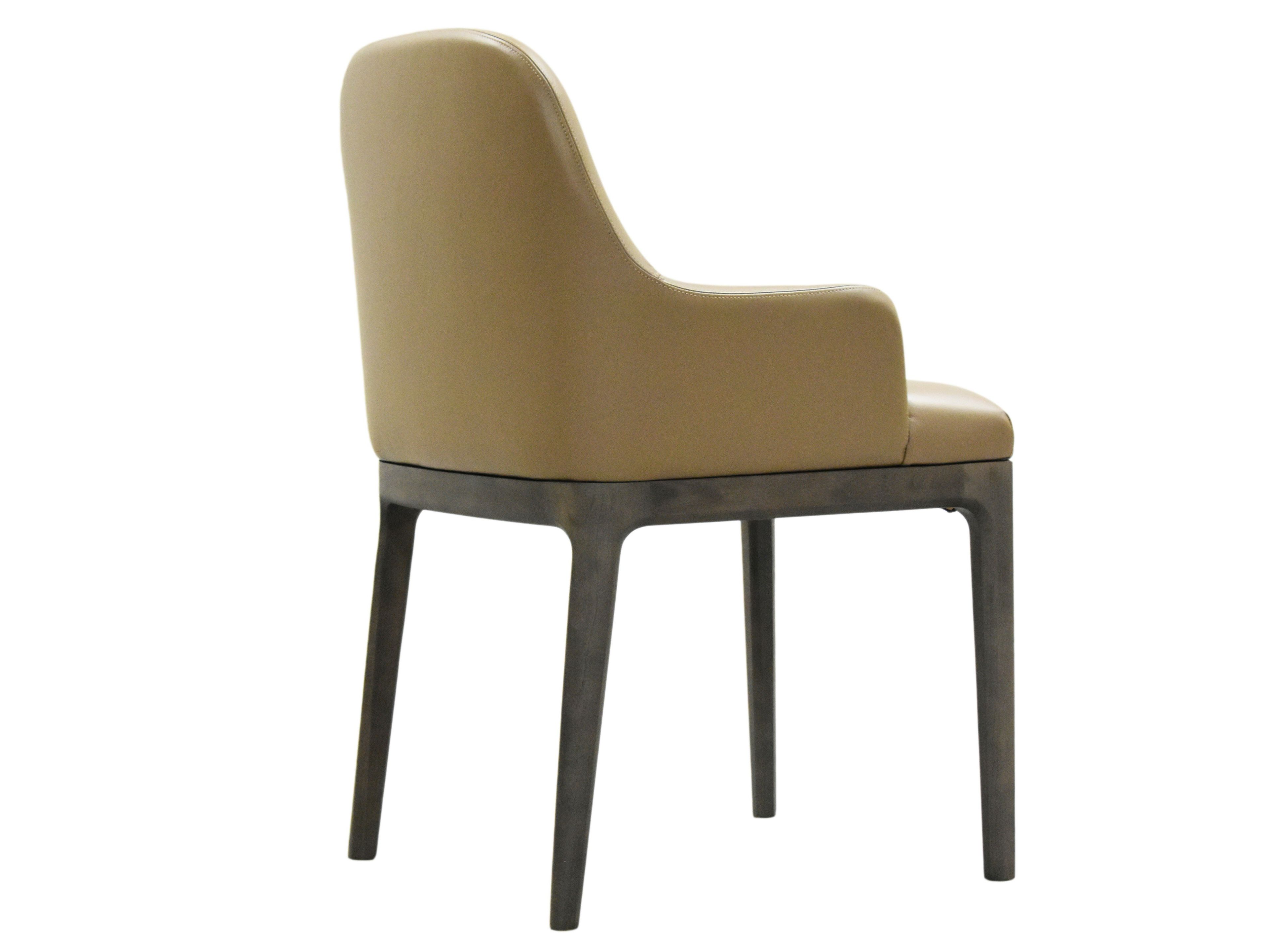 Кожаный стул с подлокотниками Morelato ARCH-00047807 - Вид №6