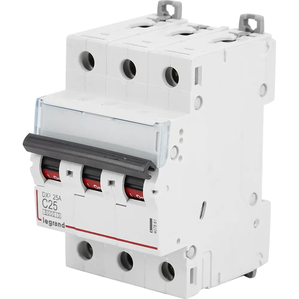 Автоматический выключатель Legrand DX3 3P C25 А 10 кА 82153286 STLM-2023472 