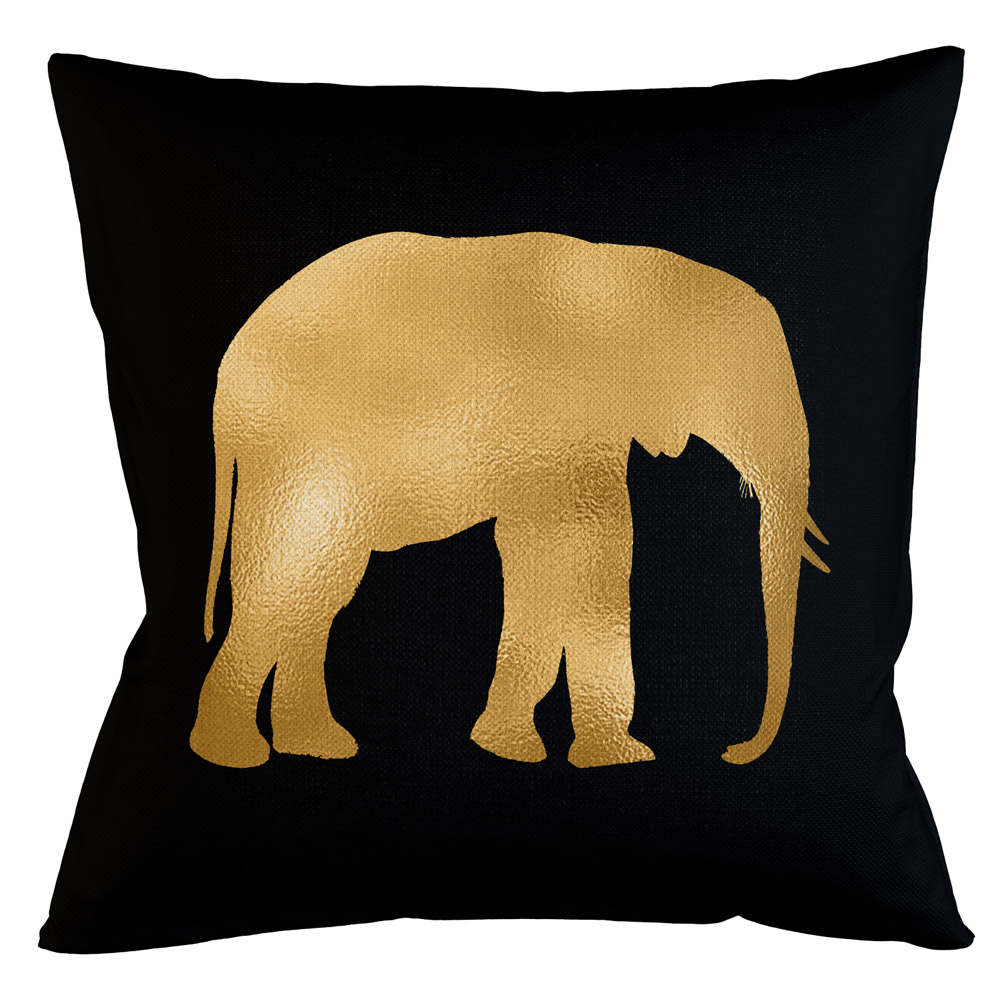 5115153 Интерьерная подушка «Золотой слон» Object Desire 
