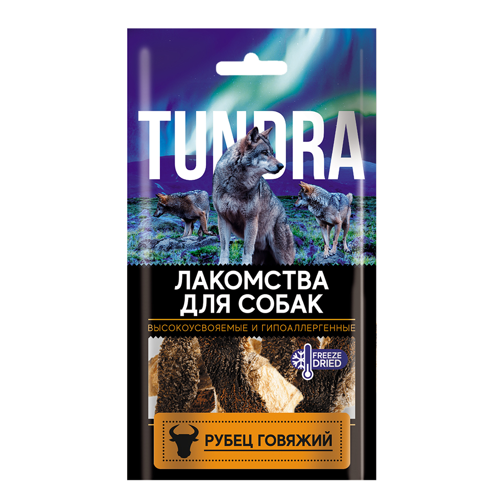 ПР0060048 Лакомство для собак Рубец говяжий 35г TUNDRA 
