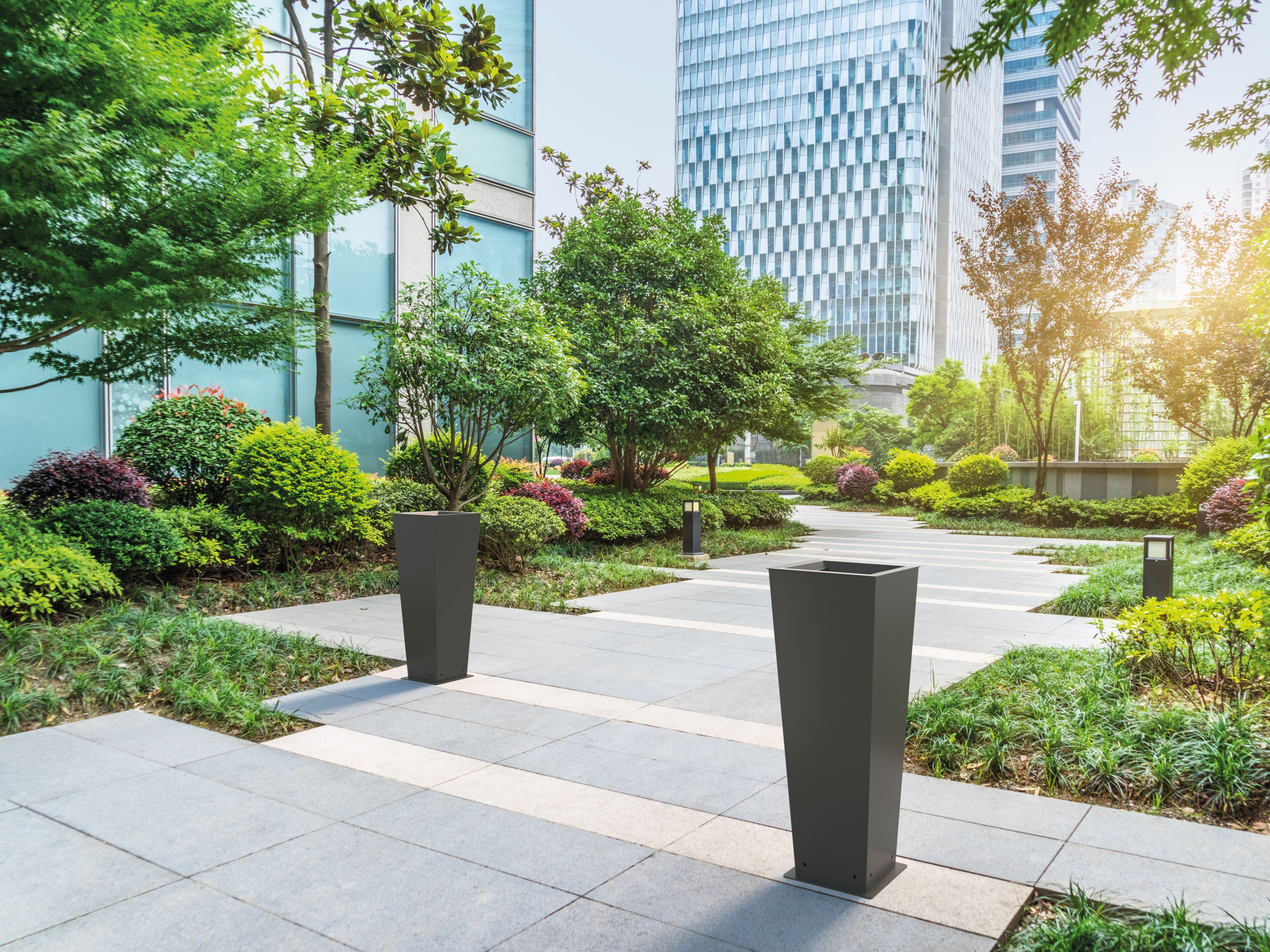 Стальная напольная пепельница для общественных мест Studio Città SKETCH ARCH-00027881 - Вид №3