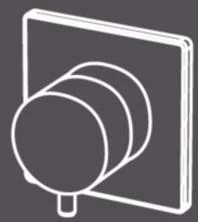 Radomonte 2-ходовой переключатель из нержавеющей стали Aico Dev10-a