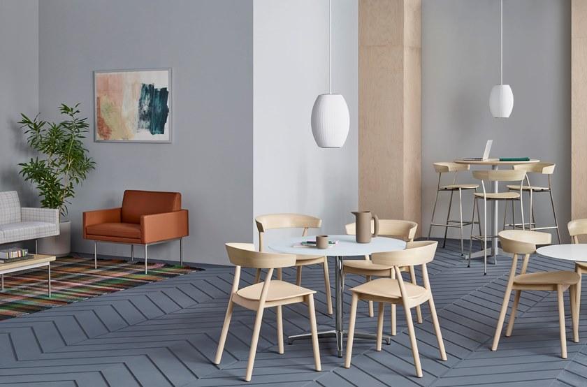 Herman Miller Круглый стол с основанием 4 звезды Saiba sun-id-1432982 - Вид №4