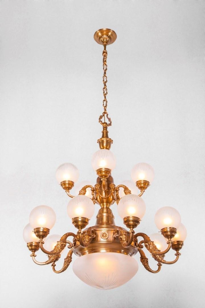 Patinas Lighting Люстра из латуни Pecs sun-id-1430106 - Вид №1