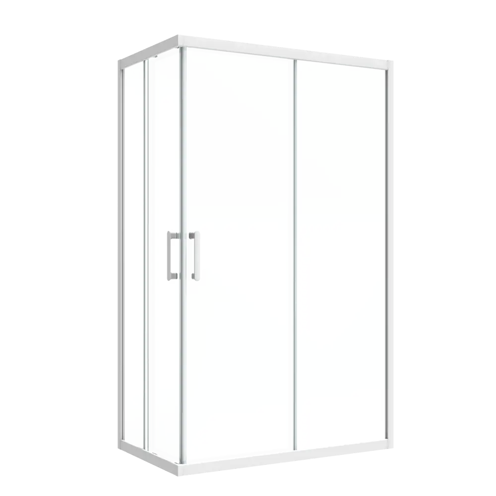Комплект стекол для душевой ширмы Sensea Easy 120x80 см прозрачное стекло цвет профиля на выбор 88103658 STLM-2078264 - Вид №3
