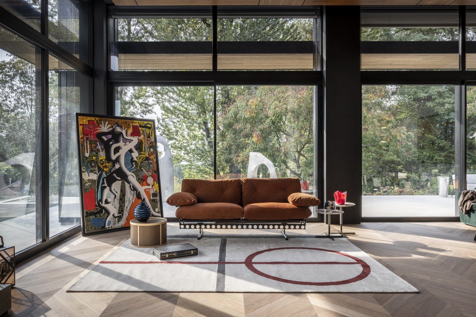 Кожаный диван Poltrona Frau коллекция - диваны и кресла ARCH-00027246 - Вид №38