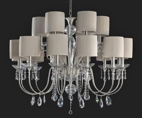 Aiardini Люстра отраженного света с кристаллами Soffio sun-id-1508595 - Вид №1