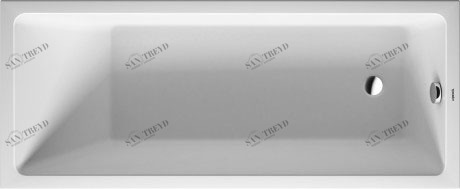 700411..0000000 Ванна Vero Air #700411 1700 x 700 мм Белый Alpin Duravit