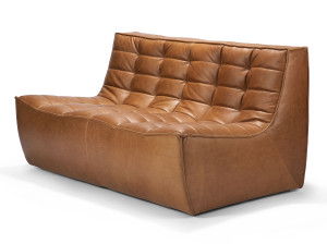 2-местный кожаный диван