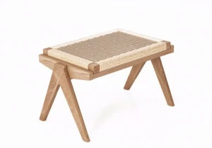 KARPENTER Табурет из веревки и тика Tribute Tb14-t