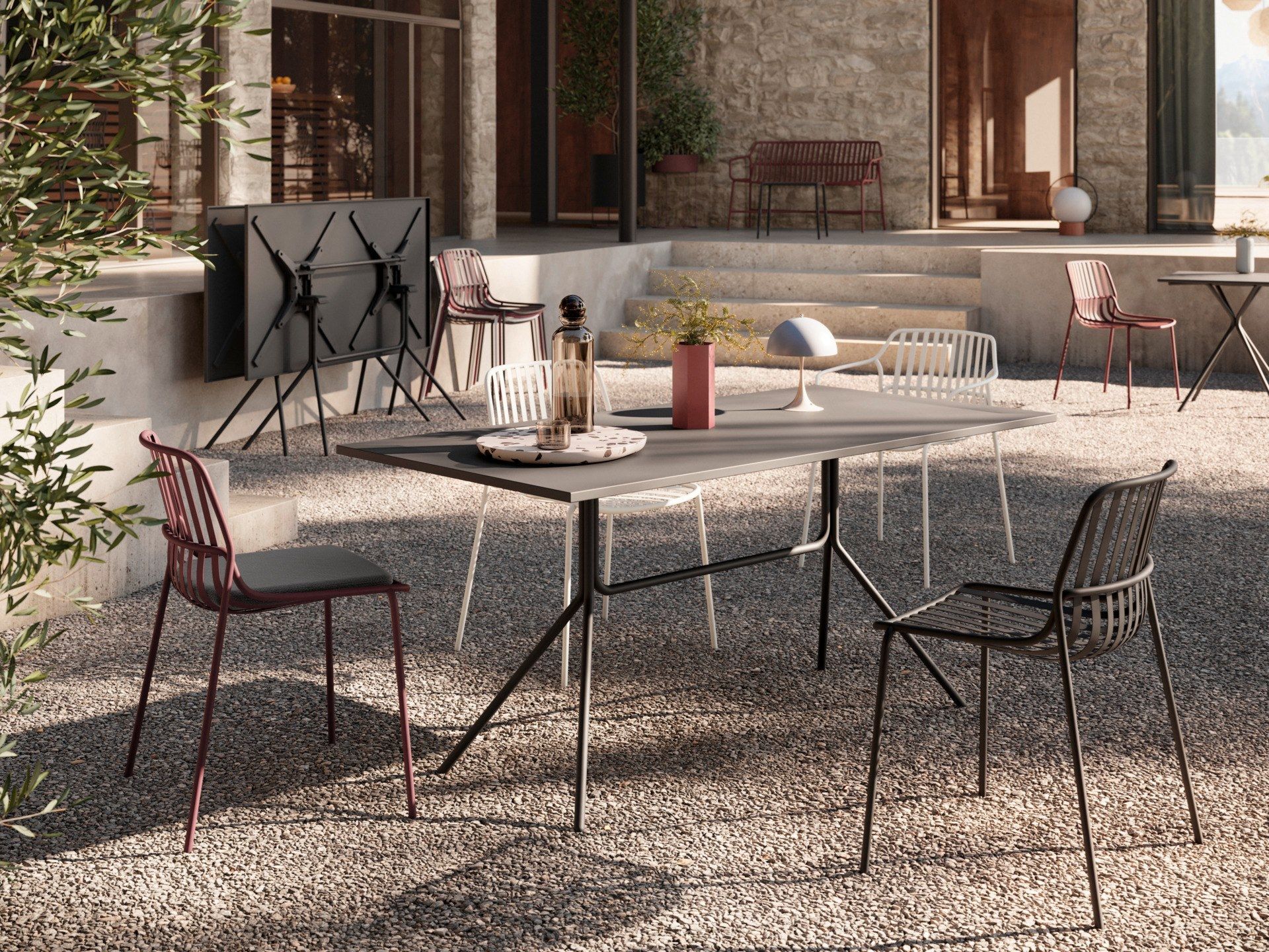 Стальной низкий садовый стул Brunner crona steel ARCH-00115669 - Вид №1