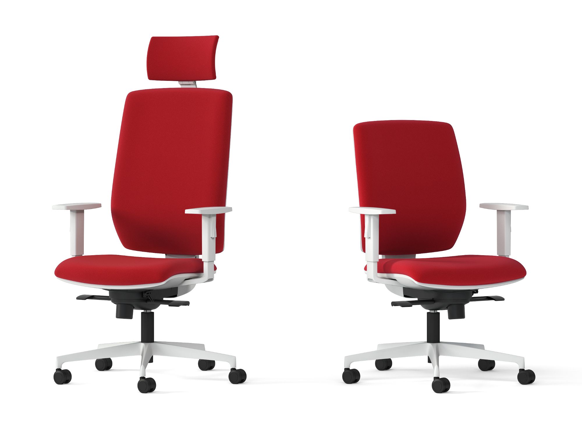 5-спицевое вращающееся офисное кресло SITLOSOPHY® Mirai White ARCH-00140637 - Вид №1