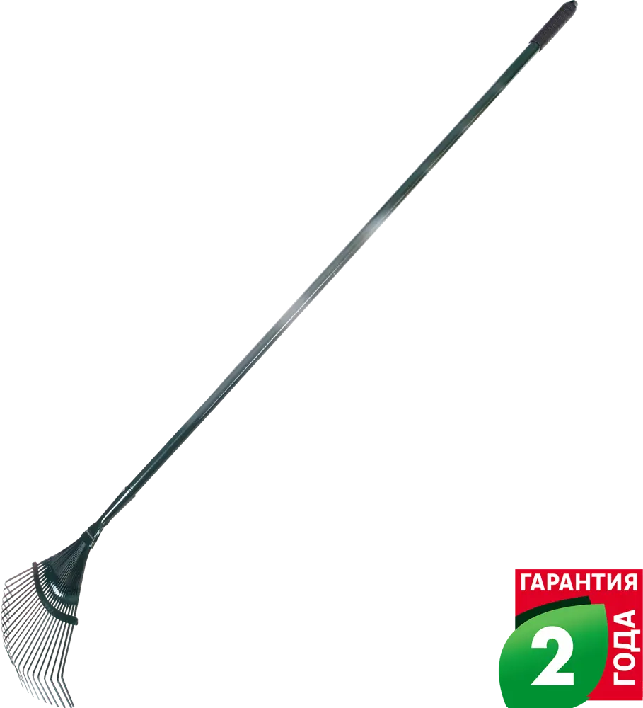 Грабли веерные GEOLIA с черенком для эффективной уборки участка 14263557