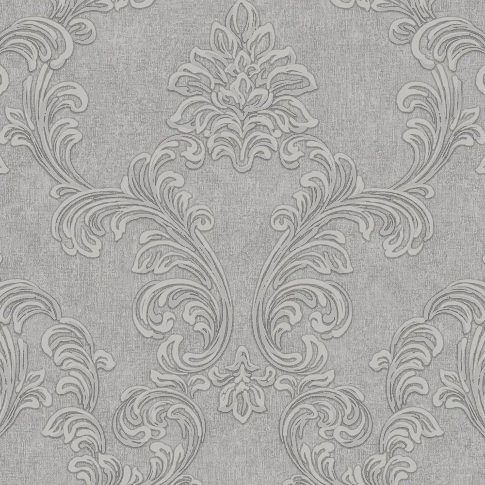 Флизелиновые обои WALLSECRET Catalana серые для стильного интерьера 89366710 STLM-1366692 - Вид №1