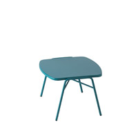 Shade 632b Журнальный столик со стальной рамой. Версия H 30 см. Столешница из листовой стали 44x43 см. Et al. Shade