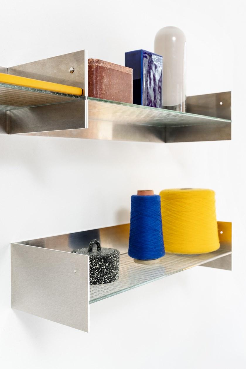 Atelier Belge Полка из алюминия и стекла Totem sun-id-1473208 - Вид №2